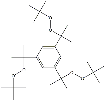 1,3,5-Tris(tert-butylperoxyisopropyl)benzene. 结构式