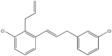 3-(3-Chlorophenyl)prop-1-ene, 3-(Prop-2-en-1-yl)chlorobenzene 结构式
