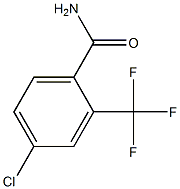 2-(TRIFLUOROMETHYL)-4-CHLOROBENZAMIDE 结构式