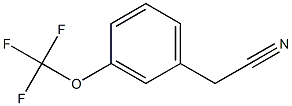 间三氟甲氧基苯乙腈 结构式