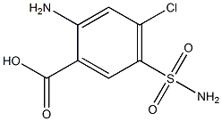 4-CHLORO-5-SULFAMYLANTHRANILIC ACID 结构式