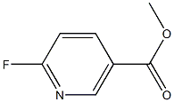 METHYL 2-FLUOROPYRIDINE-5-CARBOXYLATE 结构式