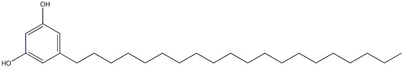 1,3-DIHYDROXY-5-EICOSYLBENZEN 结构式