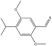 2,5-DIMETHOXY-4-ISOPROPYLTHIOBENZALDEHYDE 结构式