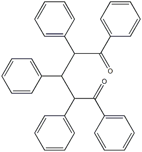 1,2,3,4,5-五苯-1,5-戊二酮 结构式