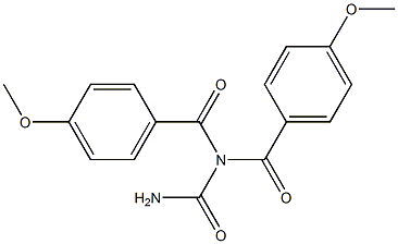 二(大茴香甲醯)脲 结构式