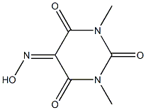 二甲-5-異亞硝巴比妥酸 结构式