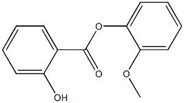 癒創木酚柳酸酯 结构式