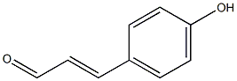 p-hydroxycinnamaldehyde 结构式