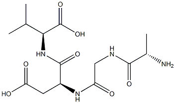 alanyl-glycyl-aspartyl-valine 结构式