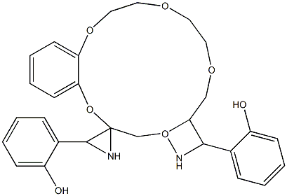 4',5'-bis(salicylideneimino)benzo-15-crown-5 结构式