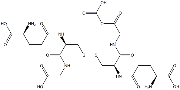 glutathione-bicarbonate-Ringer solution 结构式