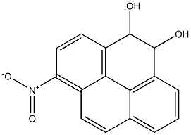 4,5-dihydro-4,5-dihydroxy-1-nitropyrene 结构式
