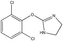 2-(2,6-dichlorophenyloxy)-2-imidazoline 结构式