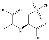 N-(1-carboxyethyl)cysteic acid 结构式