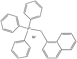 1-triphenylphosphoniomethylnaphthalene bromide 结构式