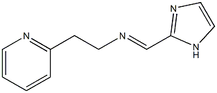 2-(((imidazol-2-ylmethylidene)amino)ethyl)pyridine 结构式