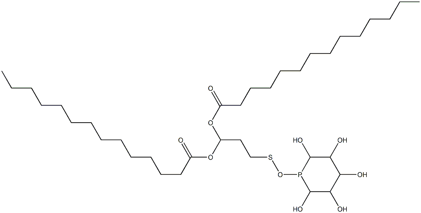 dimyristoyloxypropanethiophosphoinositol 结构式