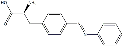 4-phenylazophenylalanine 结构式