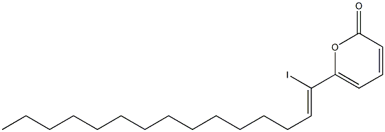 6-iodo-5-hydroxy-eicosatrienoic acid, delta-lactone 结构式