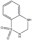 3,4-dihydro-1,2,4-benzothiadiazine-1,1-dioxide 结构式