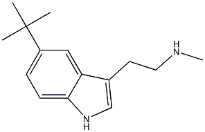 N-methyl-5-tert-butyltryptamine 结构式