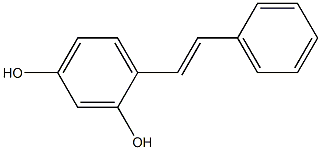 2,4-TRANS-DIHYDROXYSTILBENE 结构式