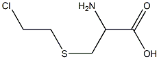 S-(2-CHLOROETHYL)-DL-CYSTEINE 结构式