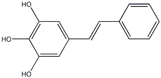 3,4,5-TRANS-TRIHYDROXYSTILBENE 结构式