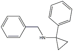 N-(1-PHENYLCYCLOPROPYL)BENZYLAMINE 结构式