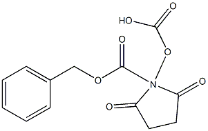 N-BENZYLOXYCARBONYL-SUCCINIMIDYLCARBONATE 结构式