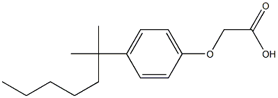 4-TERT-OCTYLPHENOXYACETICACID 结构式