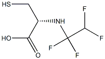 (1,1,2,2-TETRAFLUOROETHYL)-L-CYSTEINE 结构式
