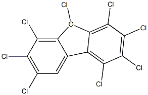 1,2,3,4,5,6,7,8-OCTACHLORODIBENZOFURAN 结构式