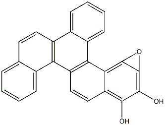 ANTI-DIBENZO(C,P)CHRYSENE-1,2-DIOL-3,4-EPOXIDE 结构式