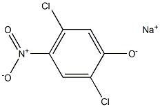 2,5-DICHLORO-4-NITROPHENOL,SODIUMSALT 结构式