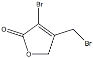 3-BROMO-4-(BROMOMETHYL)-2(5H)-FURANONE 结构式