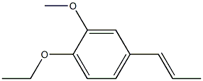 BENZENE,1-(1-ETHOXY)-2-METHOXY-4-(1-PROPENYL)- 结构式