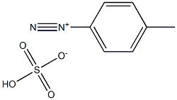 PARA-METHYLBENZENEDIAZONIUMBISULPHATE 结构式