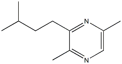 2,5-DIMETHYL-3-(3-METHYLBUTYL)PYRAZINE 结构式