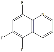 5,6,8-TRIFLUOROQUINOLINE 结构式