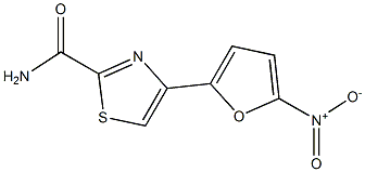 4-(5-NITRO-2-FURYL)2-THIAZOLFORMAMIDE 结构式