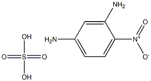 4-NITRO-META-PHENYLENEDIAMINESULFATE 结构式