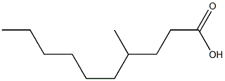 4-METHYLDECANOICACID 结构式