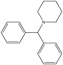 DIPHENYLMETHYLPIPERIDINE 结构式