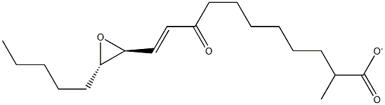 METHYLTRANS-12,13-EPOXY-9-OXO-TRANS-10-OCTADECENOATE 结构式
