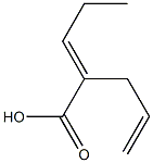 2-ALLYL-2-PENTENOICACID 结构式