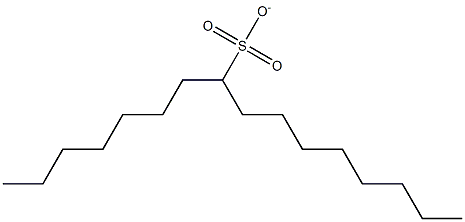 HEPTYLNONANESULPHONATE 结构式