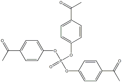 TRI-PARA-ACETOPHENYLPHOSPHATE 结构式