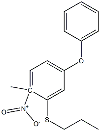 4-METHYL-3-(PROPYLTHIO)PHENYL-4-NITROPHENYLETHER 结构式